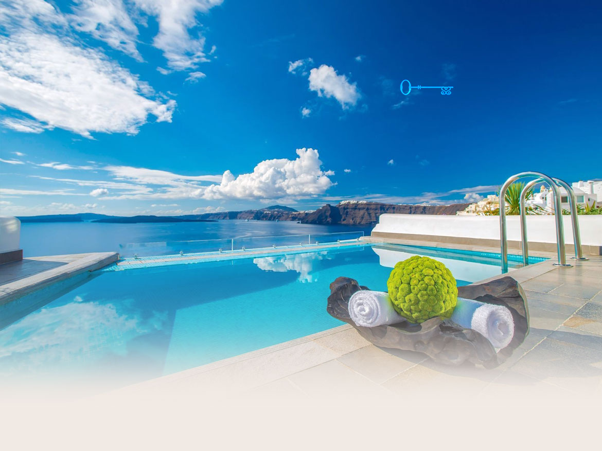 Santorini secret hotel 2¹Ú ÀÌ»ó Åõ¼÷½Ã 100% ·ë ¾÷±×·¹À̵å