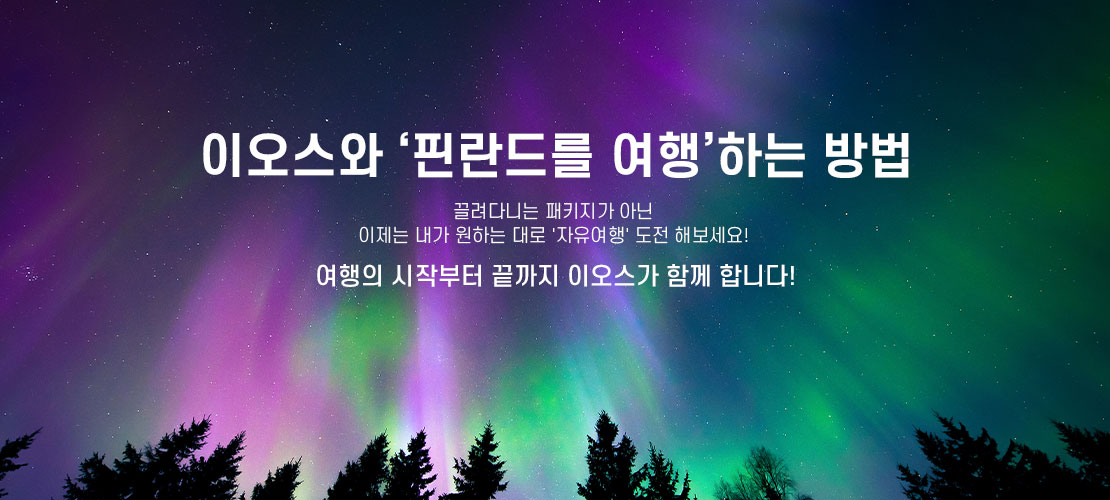 오로라도 보고 산타클로스도 만나는 최고의 겨울여행 핀란드